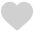 gray colored heart icon