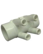 1.5 x 3/4 inch, 4 Barb SxS Manifold 
