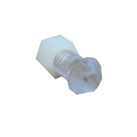 led optical faceted light lens