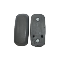 Charcoal, Flat Pillow