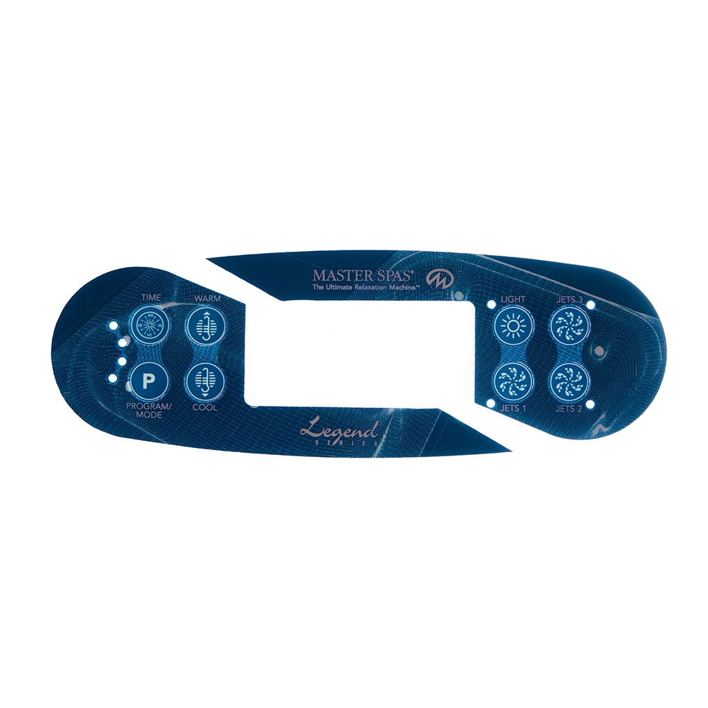 Legend Series Jet Control Decal - X509009 | Master Spa Parts