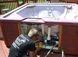 photo of a hot tub and spa repair