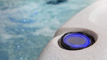 LED hot tub cup holder